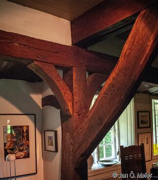 Utlandfriesisches Haus Axen von 1648, Risum-Lindholm, Innenständerkonstruktion 